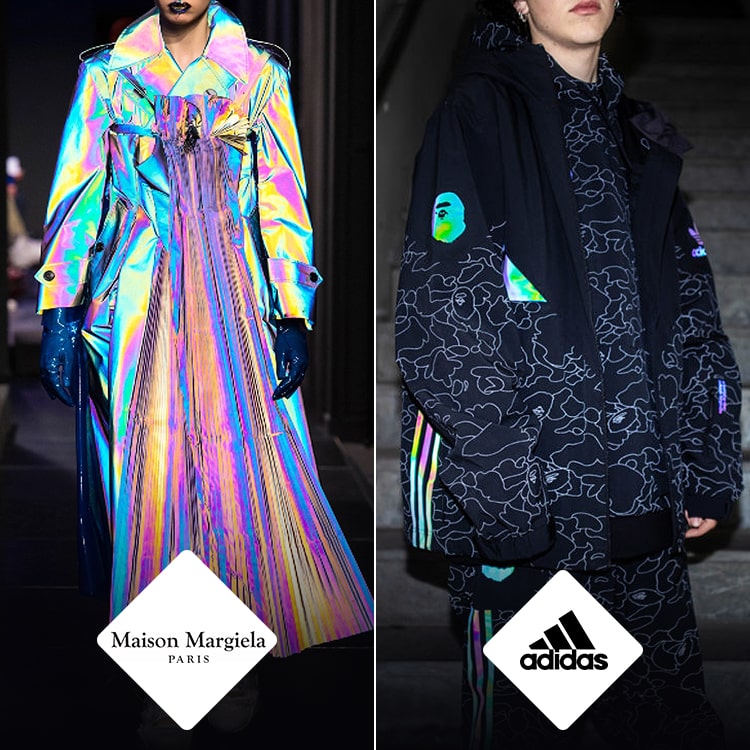 潮牌反光面料应用案例