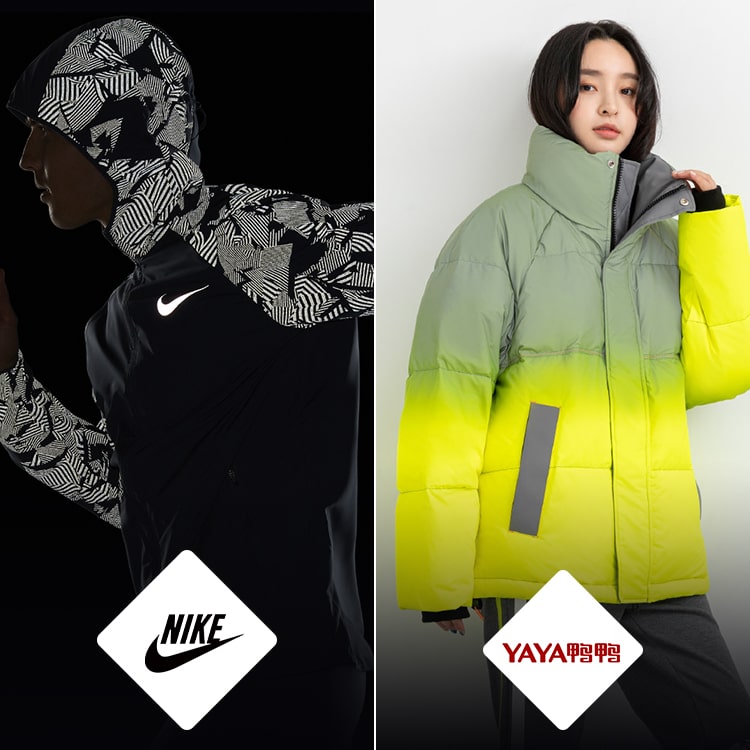 潮牌反光面料应用案例