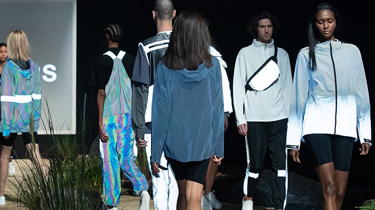 潮牌反光面料应用